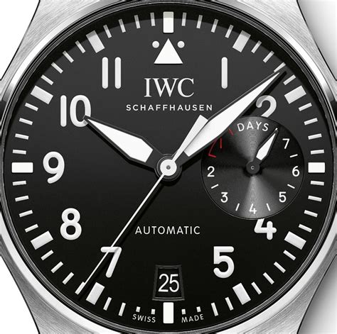 iwc black pilot|iwc big pilot's watch.